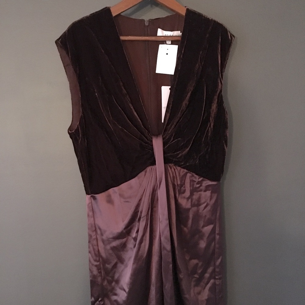 NWT Reiss Livvy Velvet and Silk Cocktail Dress - Picture 7 of 9